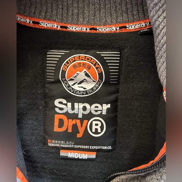 SUPERDRY HEMISPHERE HOODIE MENS SIZE MEDIUM - Picture 2 of 6